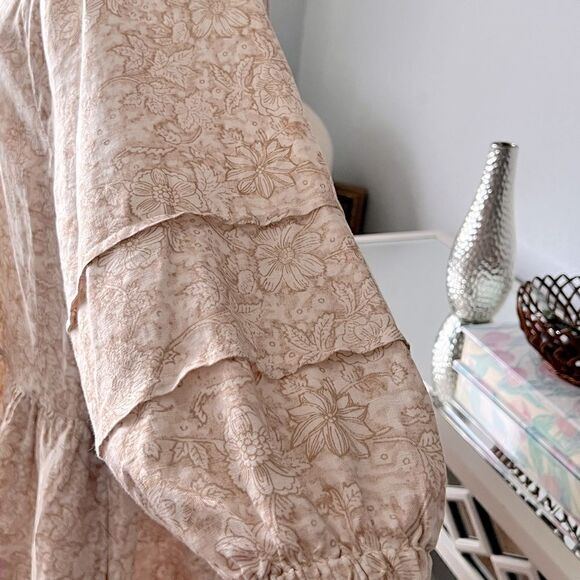 Magaschoni Linen peasant dress - Picture 3 of 9